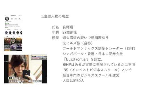 萩野翔ことインベスター翔