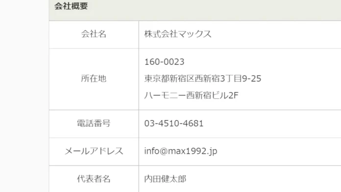 株式会社マックス,内田健太郎