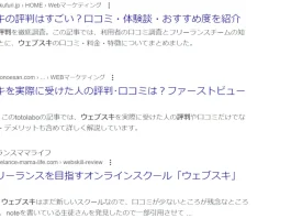 ウェブスキの評価や評判